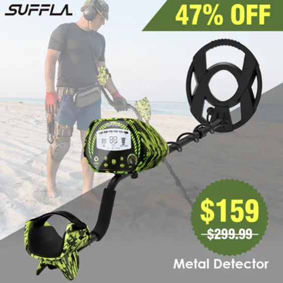 SUFFLA Multi-Modes Hobby Metal Detector User-Friendly & Lightweight for Adults Juniors Elders - SMD01