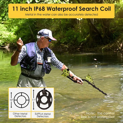 SUFFLA Multi-Modes Hobby Metal Detector User-Friendly & Lightweight for Adults Juniors Elders - SMD01