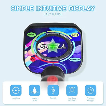 Suffla SMDC01 New Kids Waterproof Cool Kit Waterproof Metal Detector