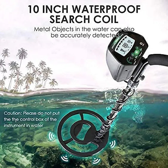 Suffla Higher Accuracy Metal Tracker MD3040 Gold Detector for Treasure Hunting