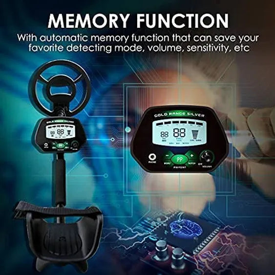 Suffla Higher Accuracy Metal Tracker MD3040 Gold Detector for Treasure Hunting