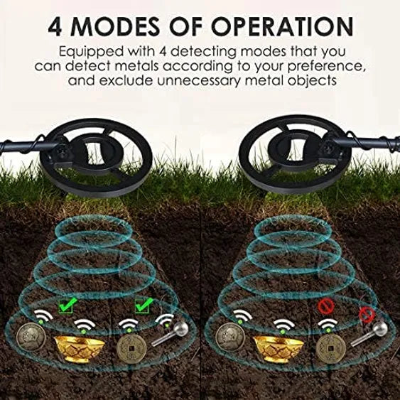 Suffla Higher Accuracy Metal Tracker MD3040 Gold Detector for Treasure Hunting
