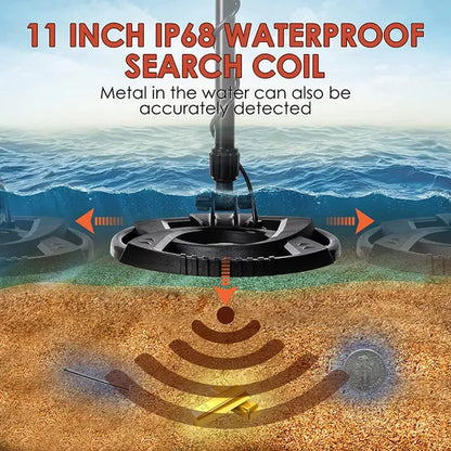 SUFFLA Hobby Metal Detector High Accuracy & Waterproof for Adults Juniors Elders SMD02B