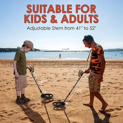 SUFFLA Hobby Metal Detector High Accuracy & Waterproof for Adults Juniors Elders SMD02B